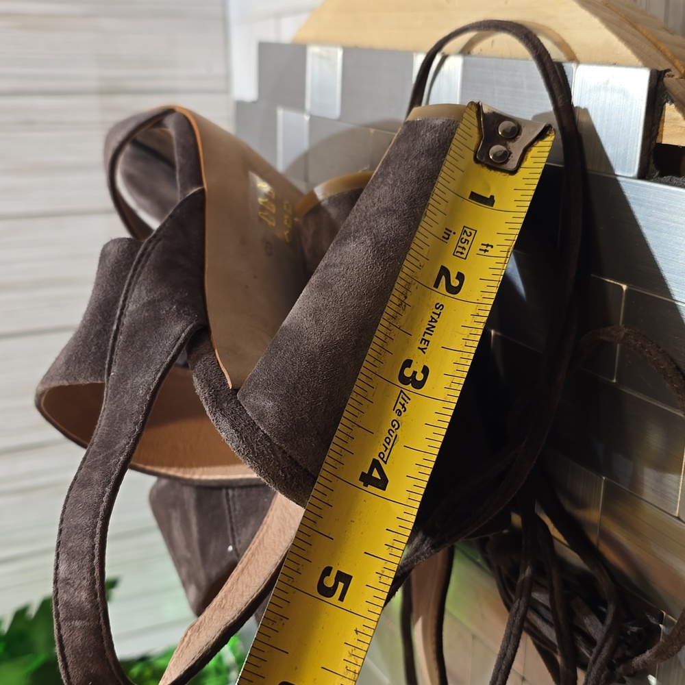 Madewell boho lace-up leather heels - Picture 11 of 11